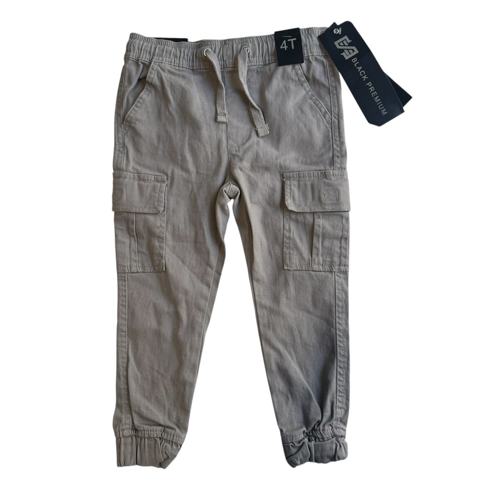Black Premium Grey Cargo Pants Size 4